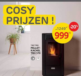 Brico Pelletkachel tbh 570 aanbieding