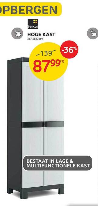 Brico Hoge kast aanbieding
