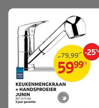 Brico Keukenmengkraan + handsproeier junin aanbieding