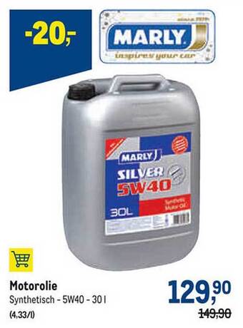 Makro Motorolie aanbieding