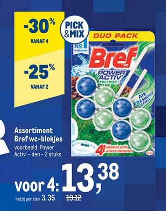 Makro Assortiment bref wcblokjes aanbieding