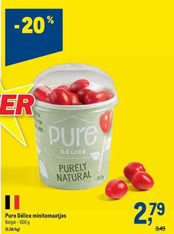 Makro Pure délice minitomaatjes aanbieding