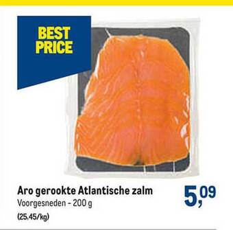 Makro Aro gerookte atlantische zalm aanbieding
