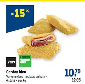 Makro Cordon bleu aanbieding