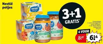 Kruidvat Nestlé potjes aanbieding