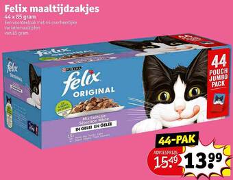 Kruidvat Felix maaltijdzakjes aanbieding