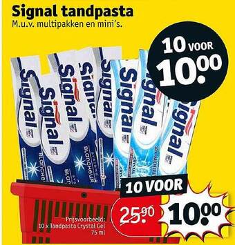 Kruidvat Signal tandpasta aanbieding