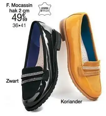 Damart Mocassin hak 2cm aanbieding