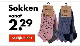 Wibra Sokken aanbieding