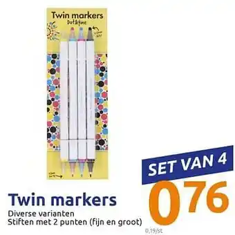 Twin markers