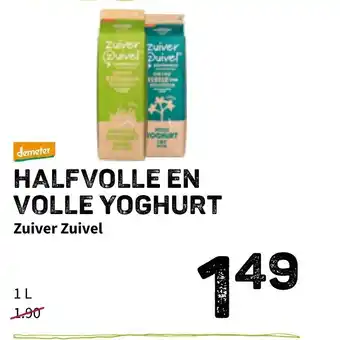 Ekoplaza Halfvolle en Volle Yoghurt aanbieding