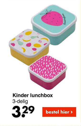 Wibra Kinder lunchbox aanbieding