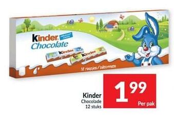 Intermarché Kinder chocolade aanbieding