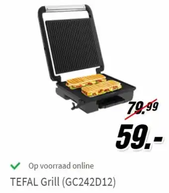 MediaMarkt Tefal Grill (GC242D12) aanbieding