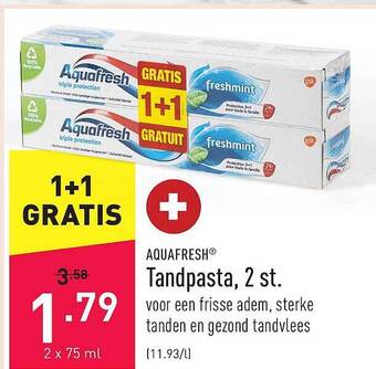 ALDI Tandpasta, 2 st aanbieding