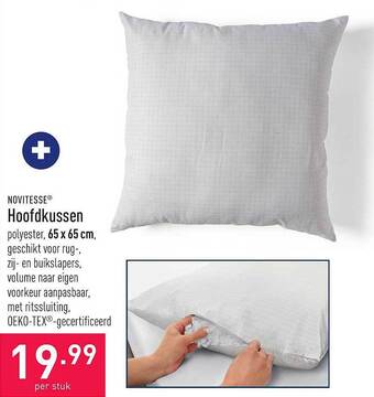 ALDI Hoofdkussen aanbieding