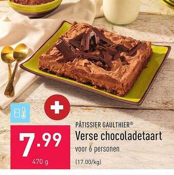 ALDI Verse chocoladetaart aanbieding