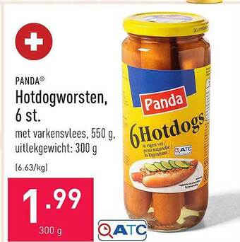 ALDI Hotdogworsten, 6 st aanbieding
