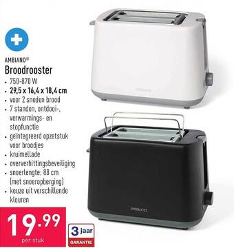 ALDI Broodrooster aanbieding