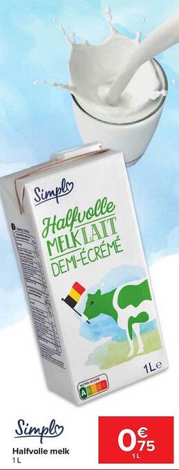 Carrefour Market Halfvolle melk aanbieding