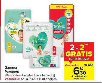 Carrefour Market Gamma pampers aanbieding