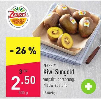 ALDI Kiwi sungold aanbieding