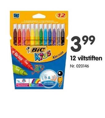 12 viltstiften