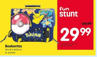 Fun Boekentas aanbieding