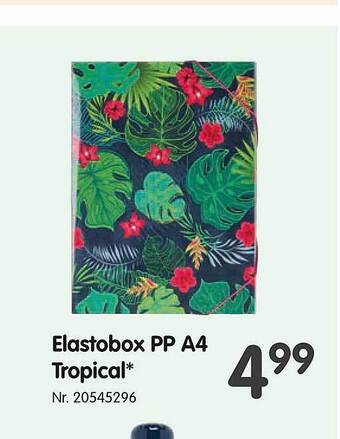 Fun Elastobox pp a4 tropical aanbieding