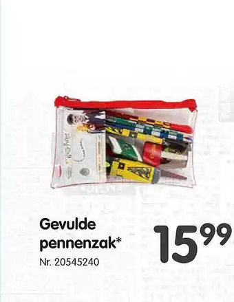 Gevulde pennenzak
