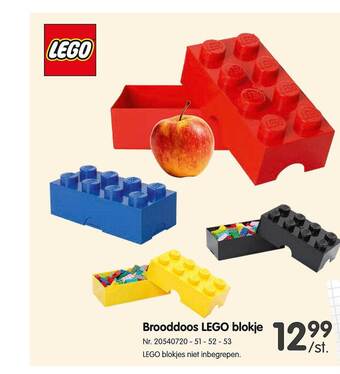 Fun Brooddoos lego blokje aanbieding