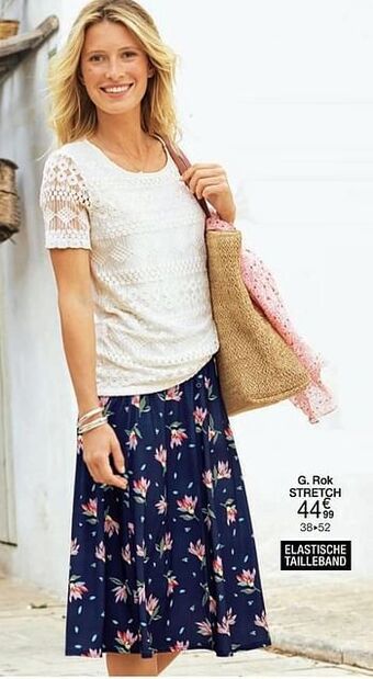 Damart Rok stretch aanbieding