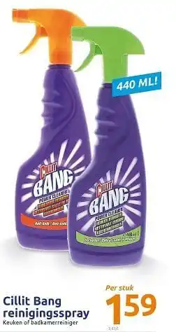 Action Cillit bang reinigingsspray 440ml aanbieding