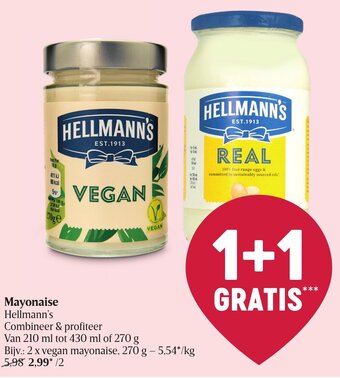 Delhaize Hellmann's Mayonaise aanbieding