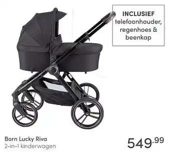 Baby & Tiener Born lucky riva 2-in-1 kinderwagen aanbieding