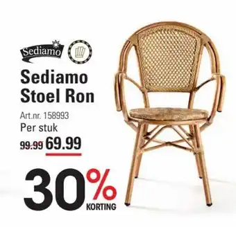 Sligro Sediamo Stoel Ron aanbieding