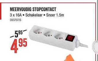 HandyHome Meervoudig stopcontact aanbieding