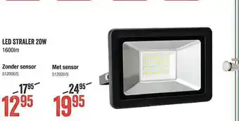 Led straler 20w