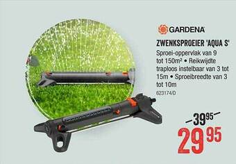 HandyHome Gardena zwenksproeier 'aqua s' aanbieding