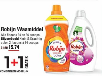 Sligro Robijn Wasmiddel aanbieding
