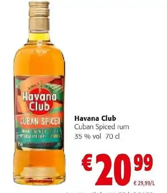 Colruyt Havana Club Cuban Spiced Rum 35% Vol aanbieding