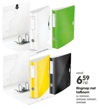 Fun Leitz Ringmap met hefboom aanbieding