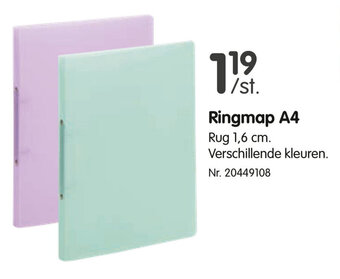 Fun Ringmap A4 aanbieding