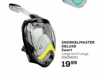 Supra Bazar Snorkelmaster deluxe zwart aanbieding