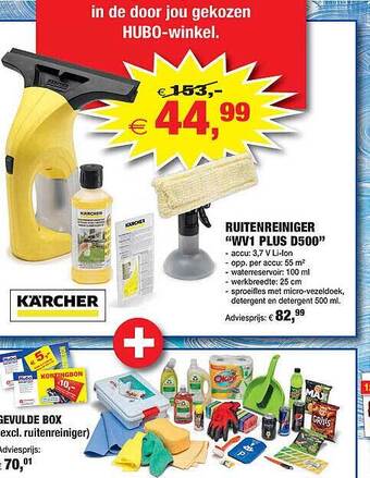 Hubo Ruitenreiniger aanbieding
