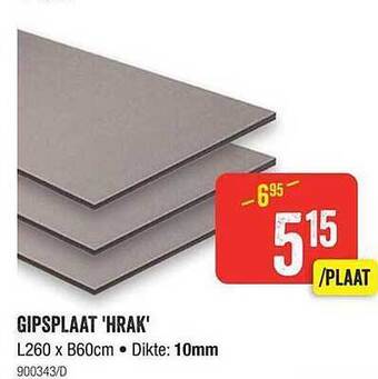 Gipsplaat 'hrak'
