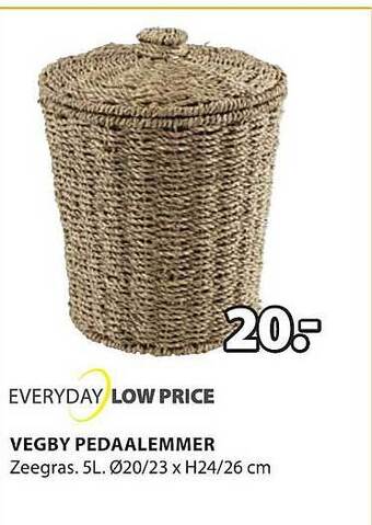 Jysk Vegby pedaalemmer aanbieding