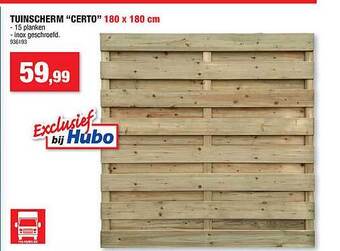 Hubo Tuinscherm aanbieding