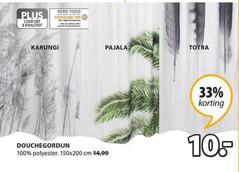 Jysk Douchegordijn aanbieding