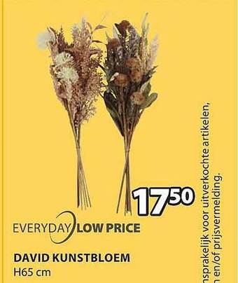 Jysk David kunstbloem aanbieding